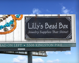 Lilly's Bead Box Billboard
