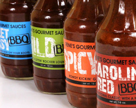 Rene's Gourmet Sauces Bottles
