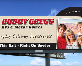 Buddy Gregg Billboard